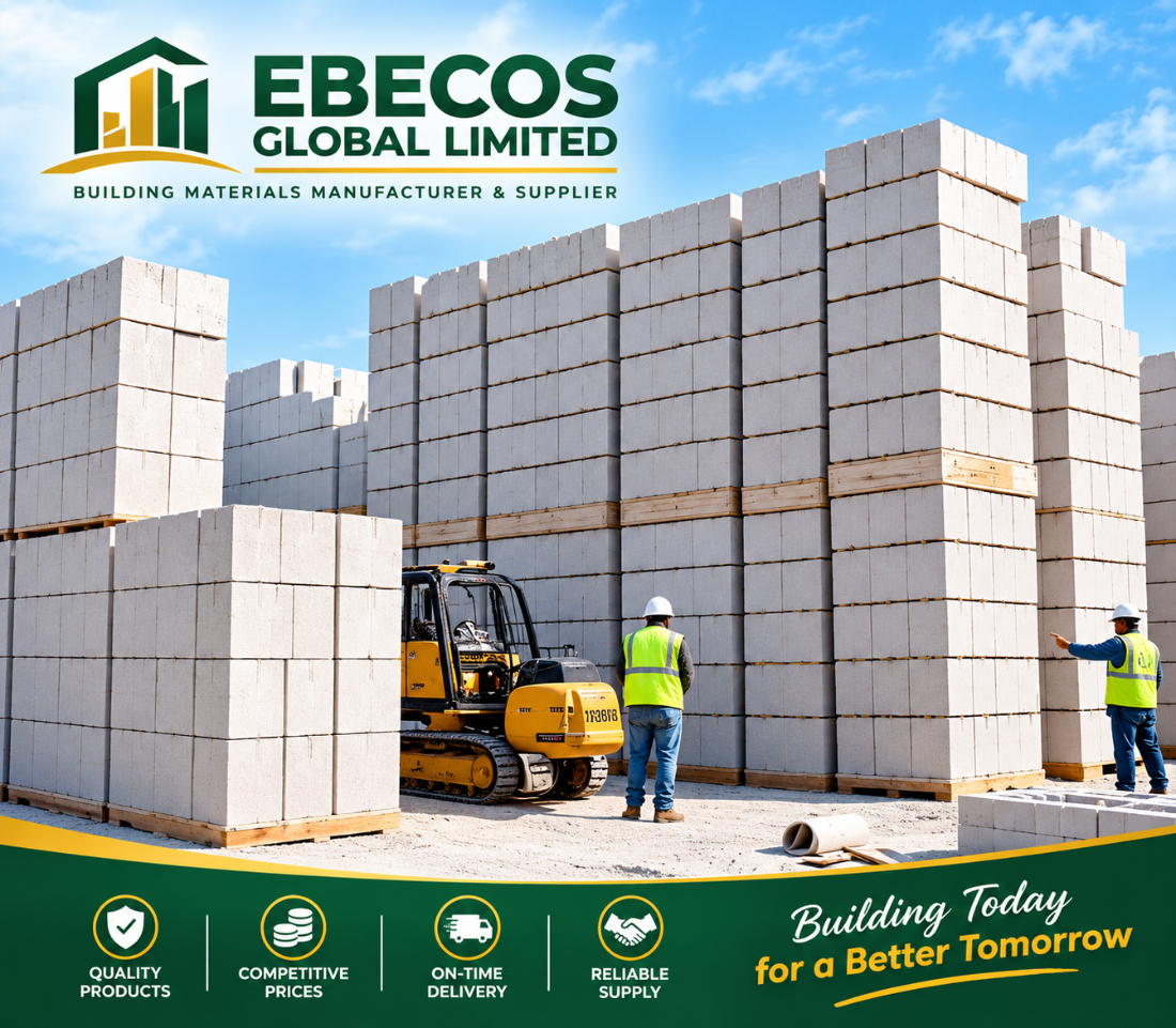 Ebecos Global Limited blocks and bricks — quality products, competitive prices, on-time delivery and reliable supply