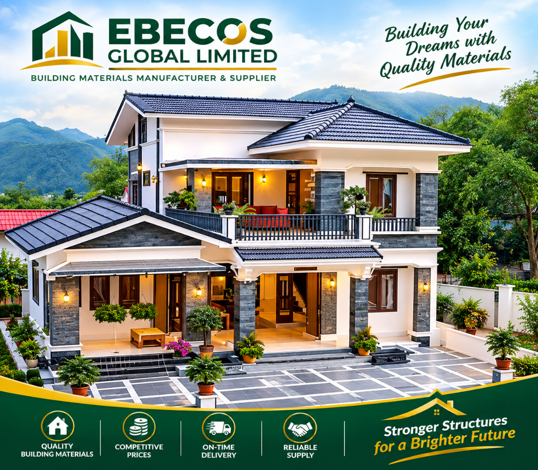 Ebecos Global Limited — building your dreams with quality materials; quality building materials, competitive prices, on-time delivery and reliable supply