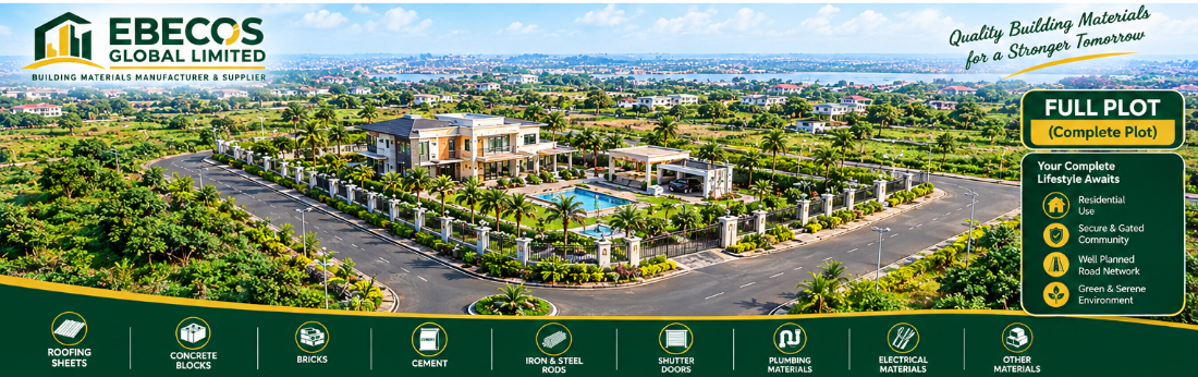 Ebecos full plot — your complete lifestyle awaits, secure and gated community, well planned road network
